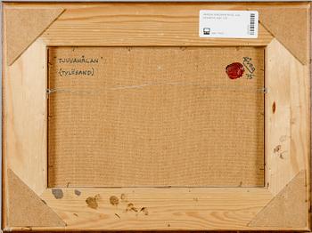 RAGNAR RING, olja på pannå, sign.