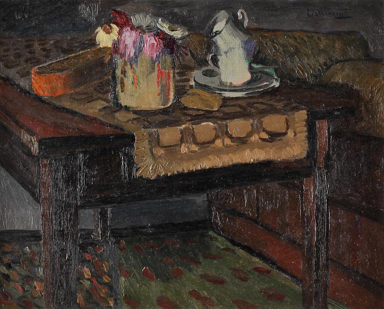EDVARD WALLENQVIST, olja på duk, signerad.