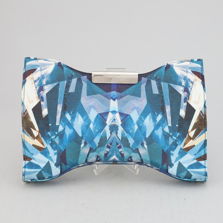 Alexander McQueen, a fabric clutch.