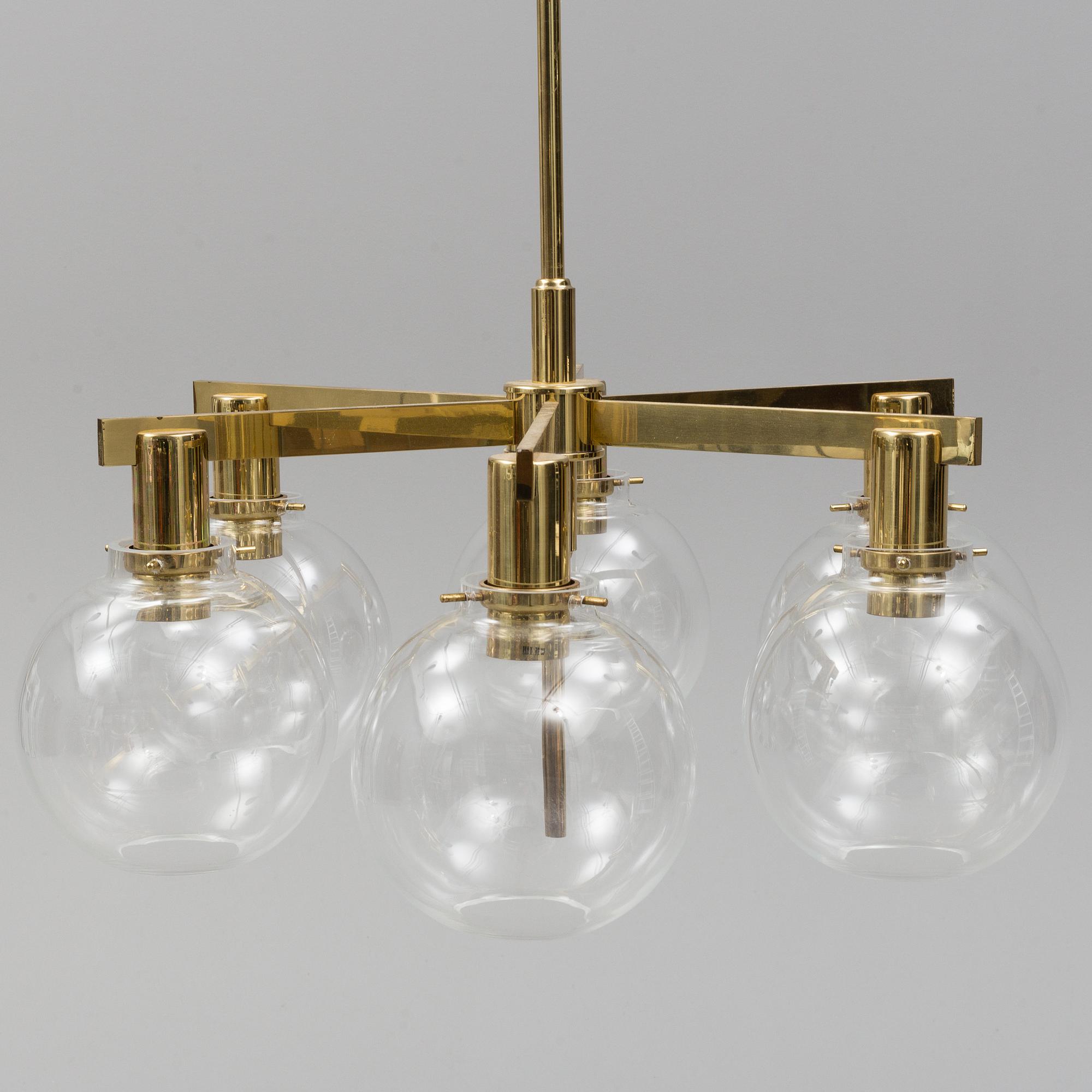 HANS-AGNE JAKOBSSON, a celing light, model T348/6, Markaryd, 1960s.