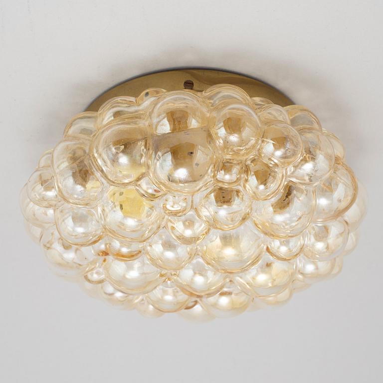 Helena Tynell, a glass ceiling light, Glashütte Limburg, Germany.