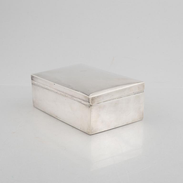 A Silver Jewellery Box by David Andersen & Co AB, Stockholm 1919.