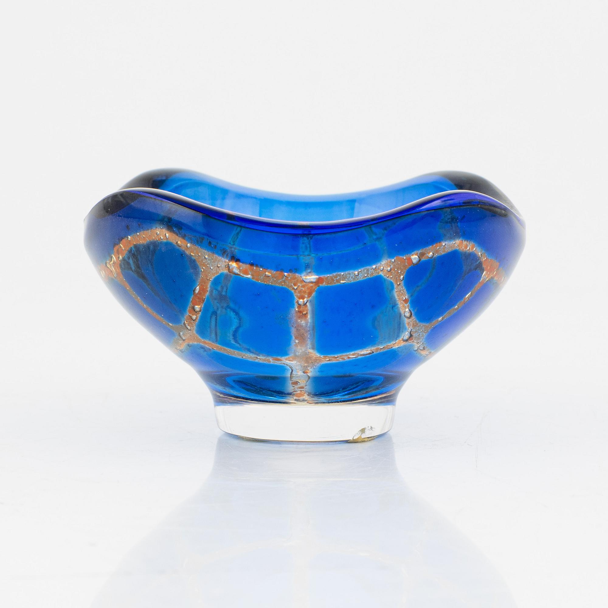 Sven Palmqvist, skål, glas, "Ravenna", Orrefors.