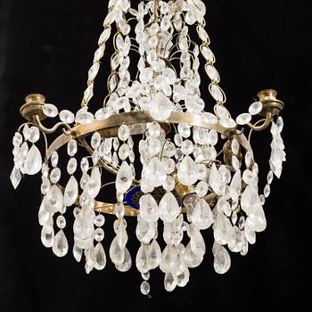 A mid 20th century Gustavian style chandelier.