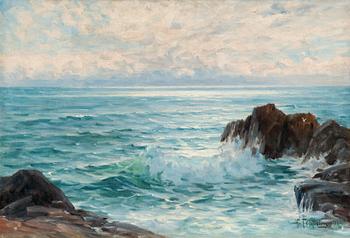 268. WOLDEMAR TOPPELIUS, öljy kankaalle, sign. ja päiv. 1916.