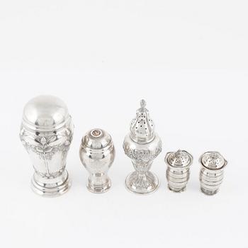 Parti silver, 5 delar.