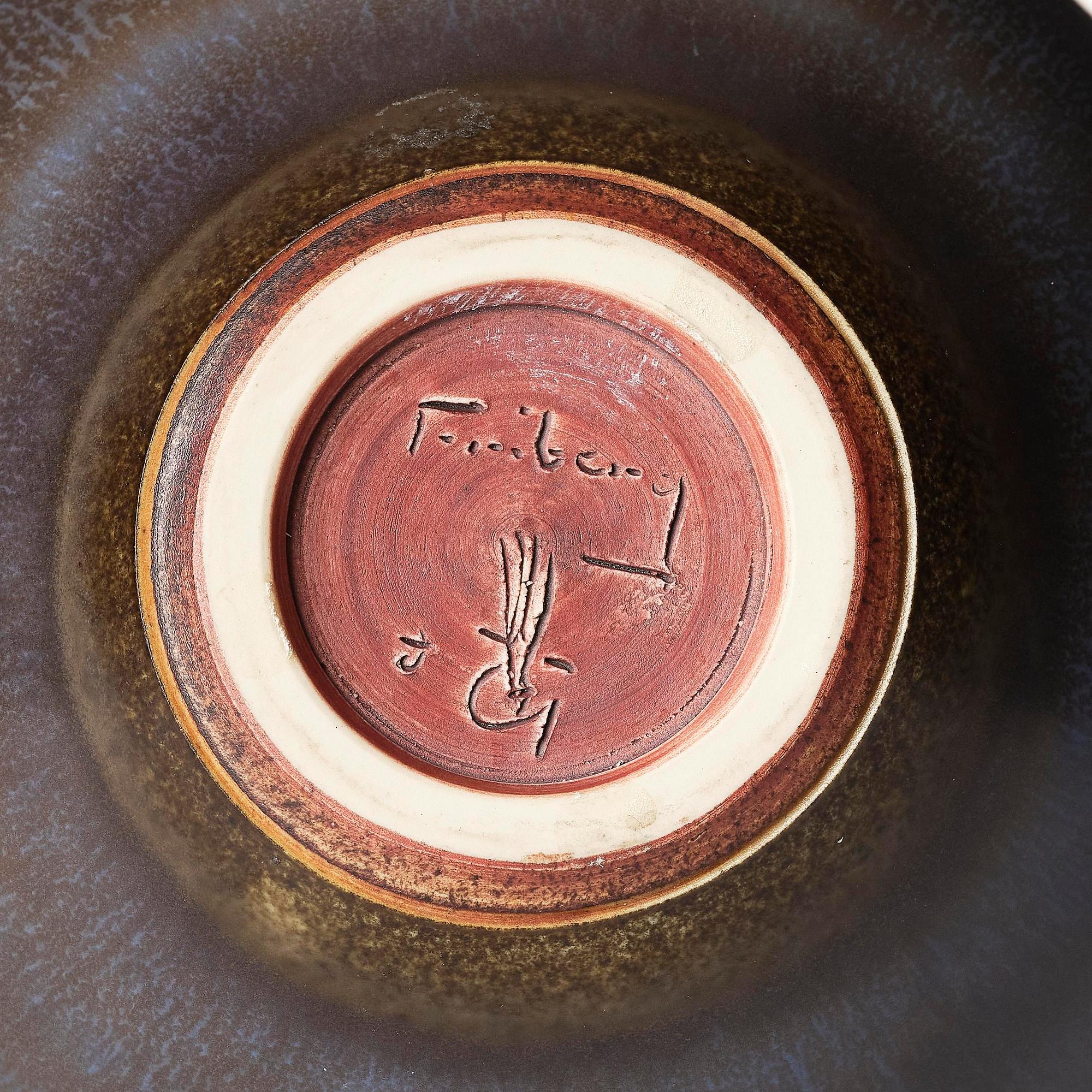 Berndt Friberg, a stoneware vase, Gustavsberg Studio, 1968.