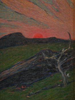 Karl Nordström, "Sunset, Bohuslän".