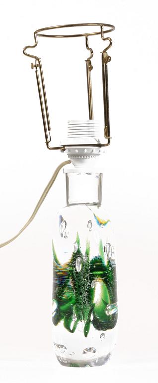 BORDSLAMPA, glas, Vicke Lindstrand, Kosta.