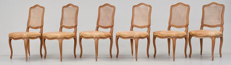 MATSALSGRUPP, 15 delar, rokokostil, 1900-talets första hälft.