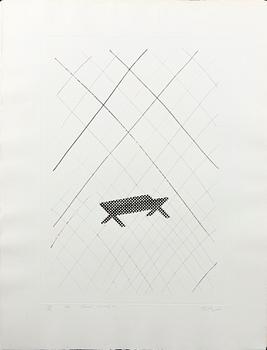 WILLIAM TILLYER, 4 st, färglitografi/etsning, samtliga signerade med blyerts och numrerade 50/90, 56/90, 58/100, 66/90.