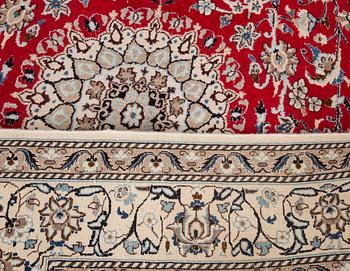 MATTA, old, Nain, part silk, ca 252 x 195 cm.