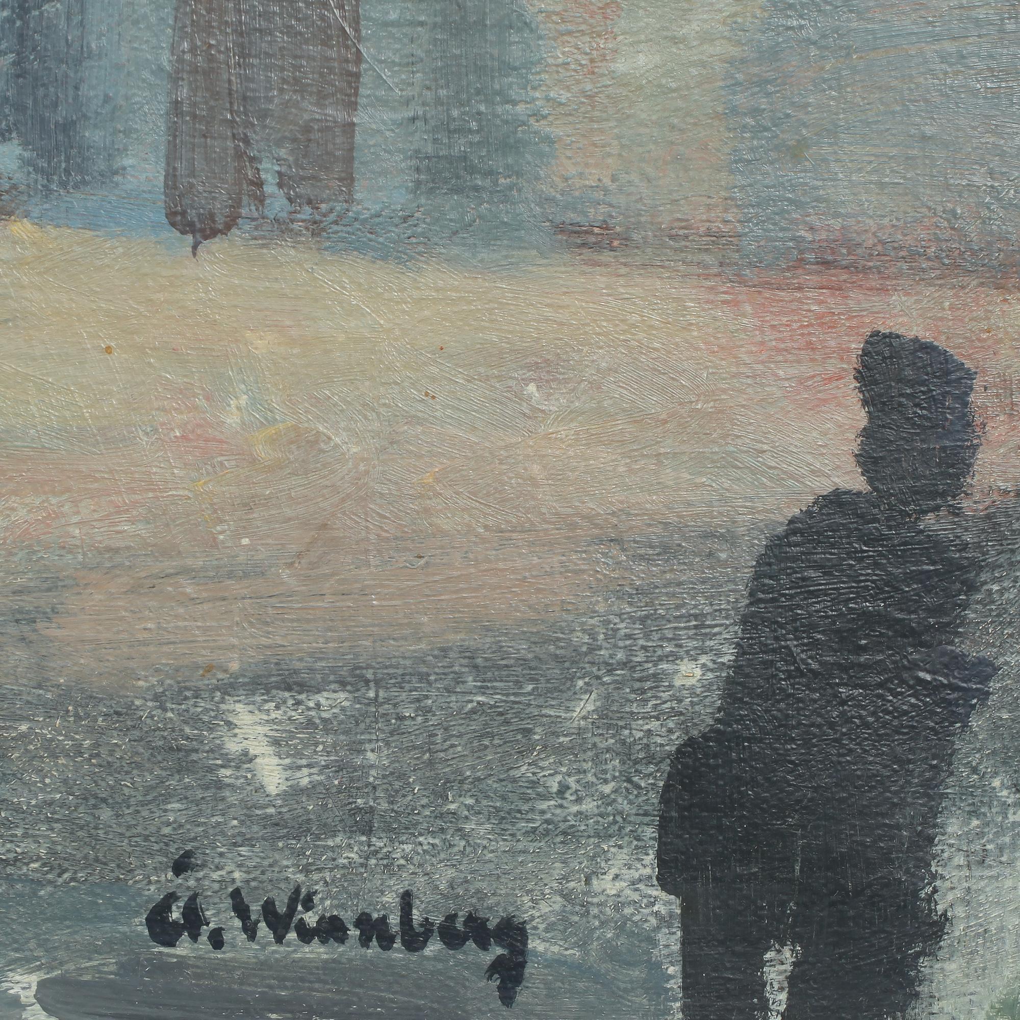 ÅKE WINNBERG, olja på duk, signerad.