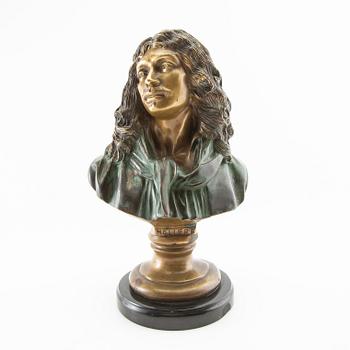 Okänd konstnär 1900-tal, Byst föreställande franske dramatikern Molière.