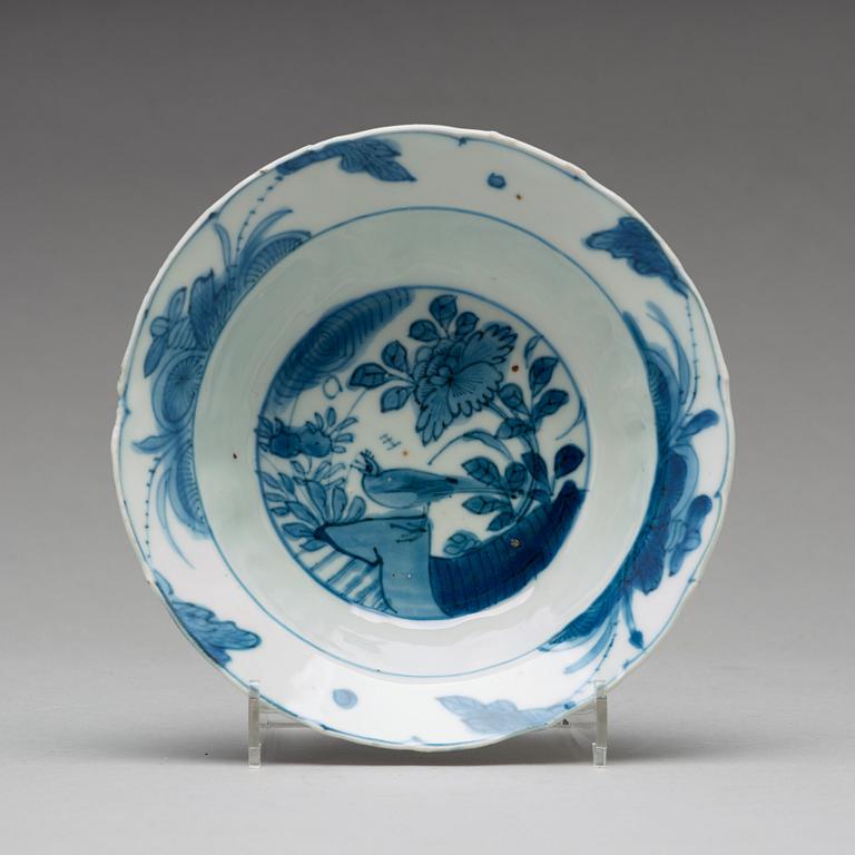 A set of ten blue and white dishes, Ming dynasty, Wanli (1572-1623).