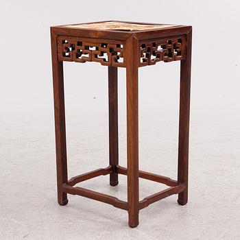 A Chinese hardwood table, Qing dynasty.