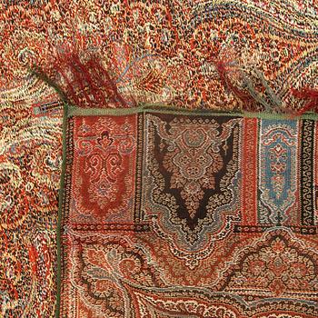 SJAL sk Paisley-sjal omkring 1900 ca 315 x 148 cm.