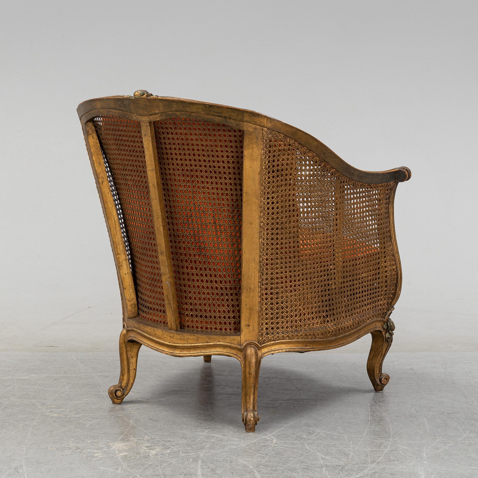 An early 20th century armchair, possibly France.