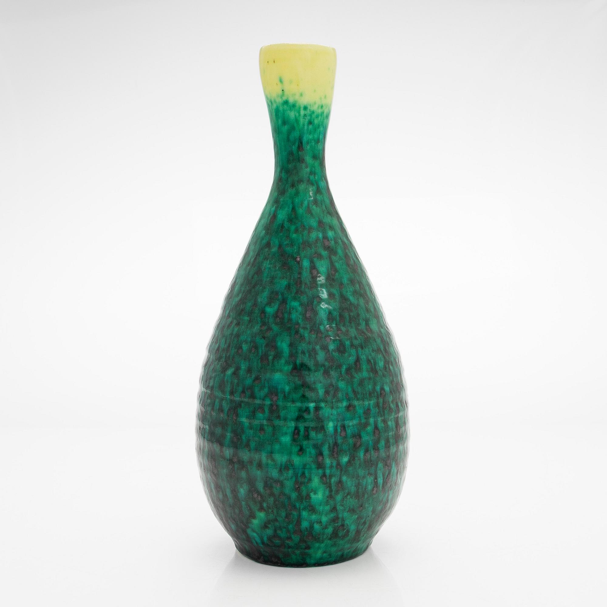 A 1950s Les Potiers d’Accolay stoneware vase, France.