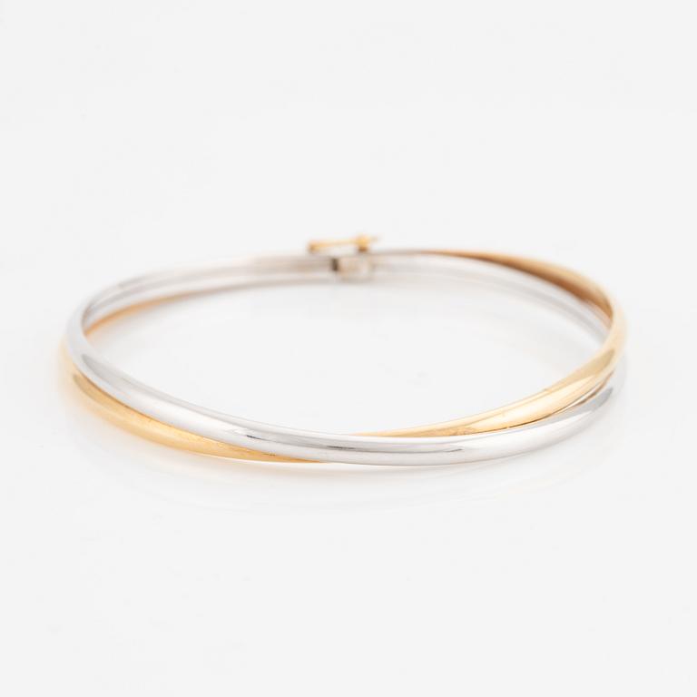 Bangle, 18K white and rose gold.