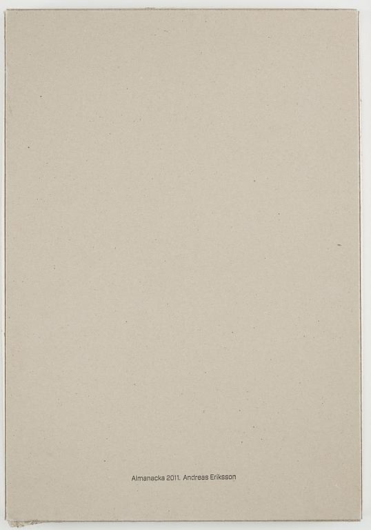 ANDREAS ERIKSSON, portfolio. Signed AE inside the box and numbered 18/250.