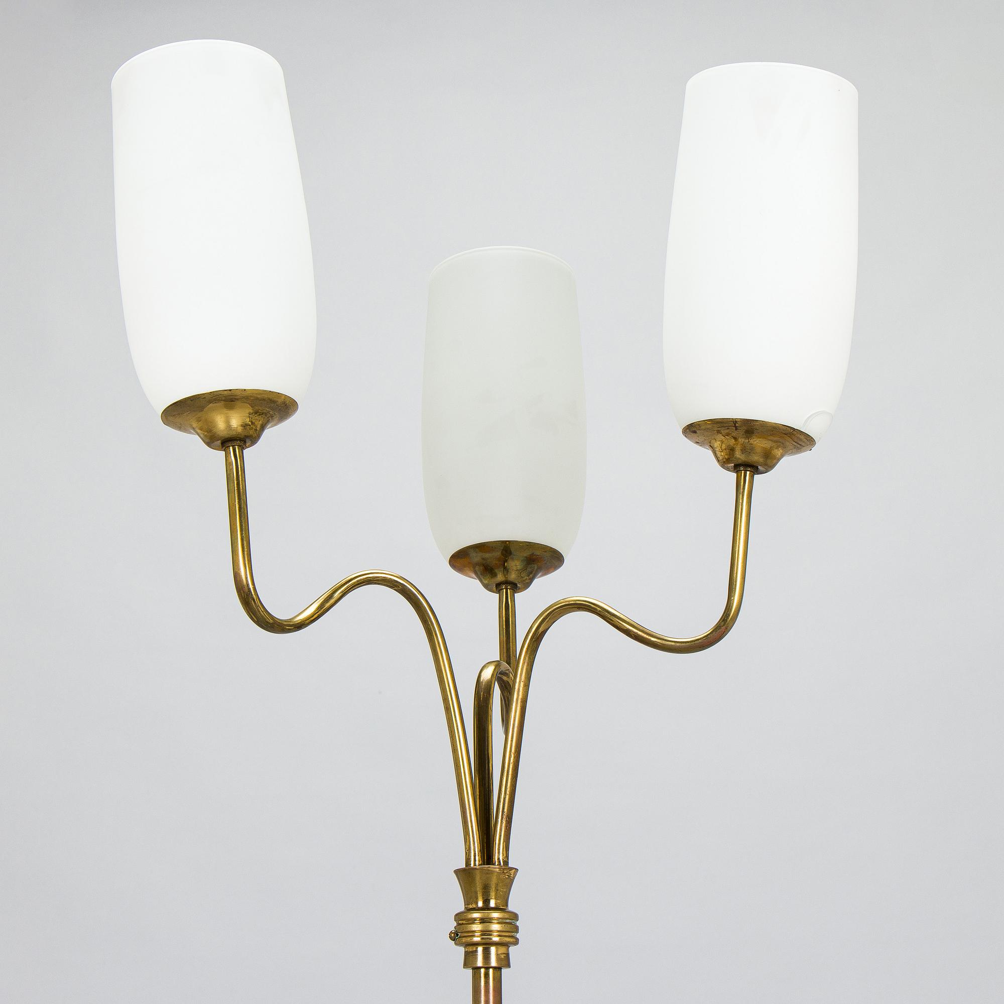 Floor lamp, mid-20th century.