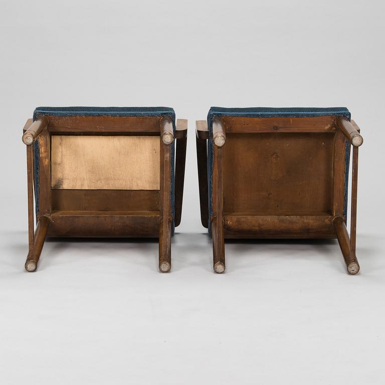 Nojatuoleja, 8 kpl, 1930-luku.