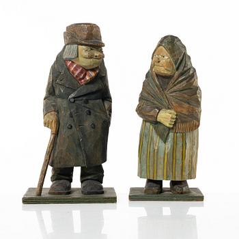 Herman Rosell, Old Man and Old Woman.