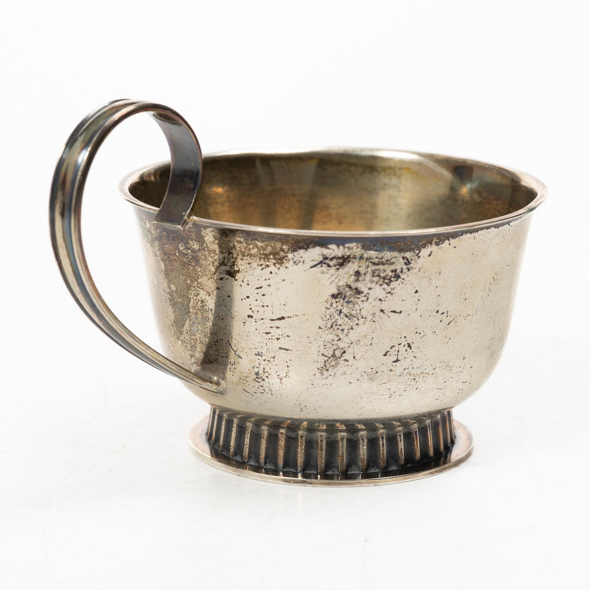 Tore Eldh, six punsch cups, Ceson, Gothenburg 1949.