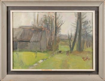 PEETER MUDIST, oil on board, signed, a ergo dated -82.