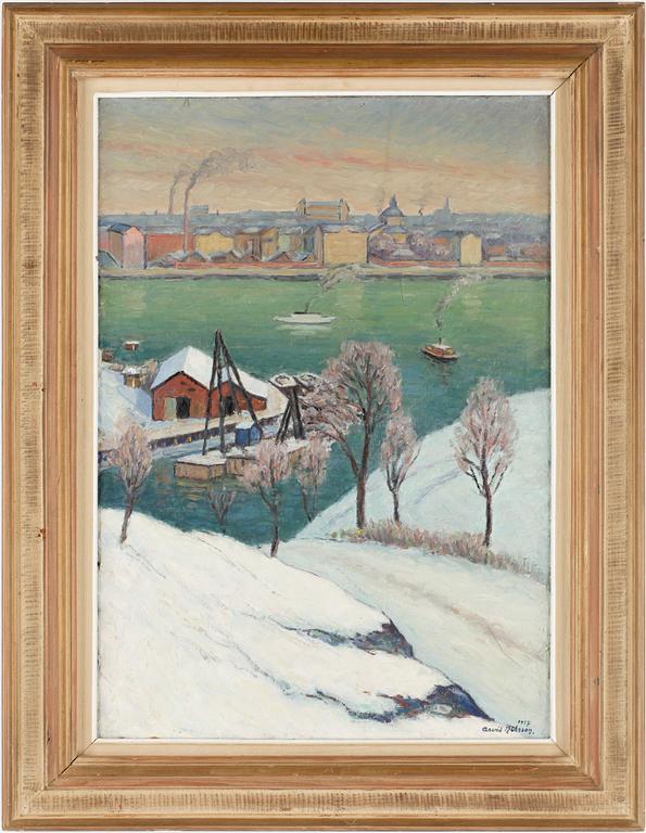 ARVID NILSSON, olja på duk, sign och dat 1917.