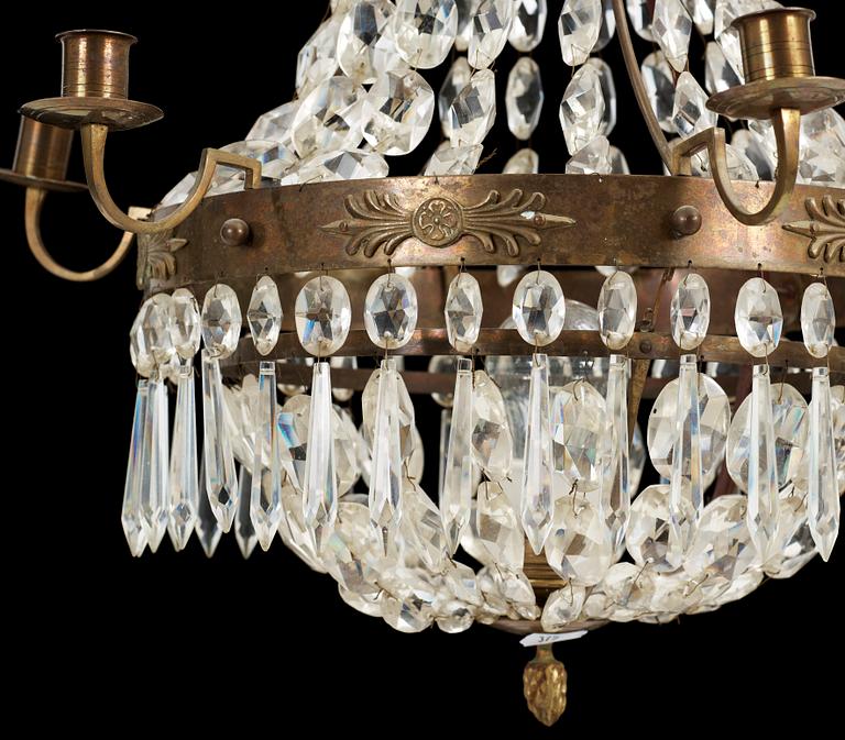 LJUSKRONA, gustaviansk stil, 1900-tal. h 80.