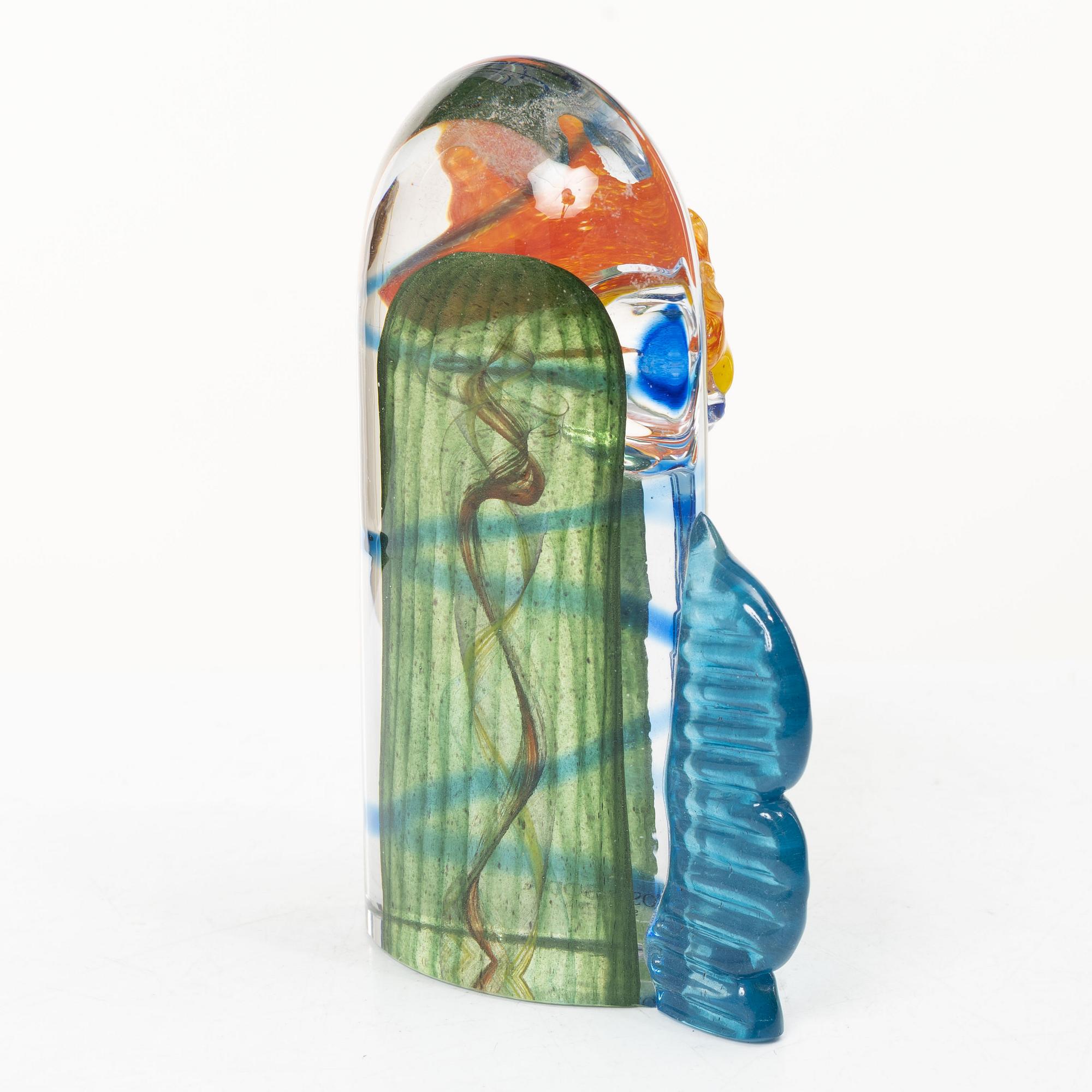 Kjell Engman, a sculpture, Kosta Boda.