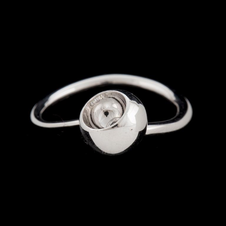 JAQUELINE RABUN, 'Cave' ring med briljantslipad diamant för Georg Jensen, ca början 2000-tal.