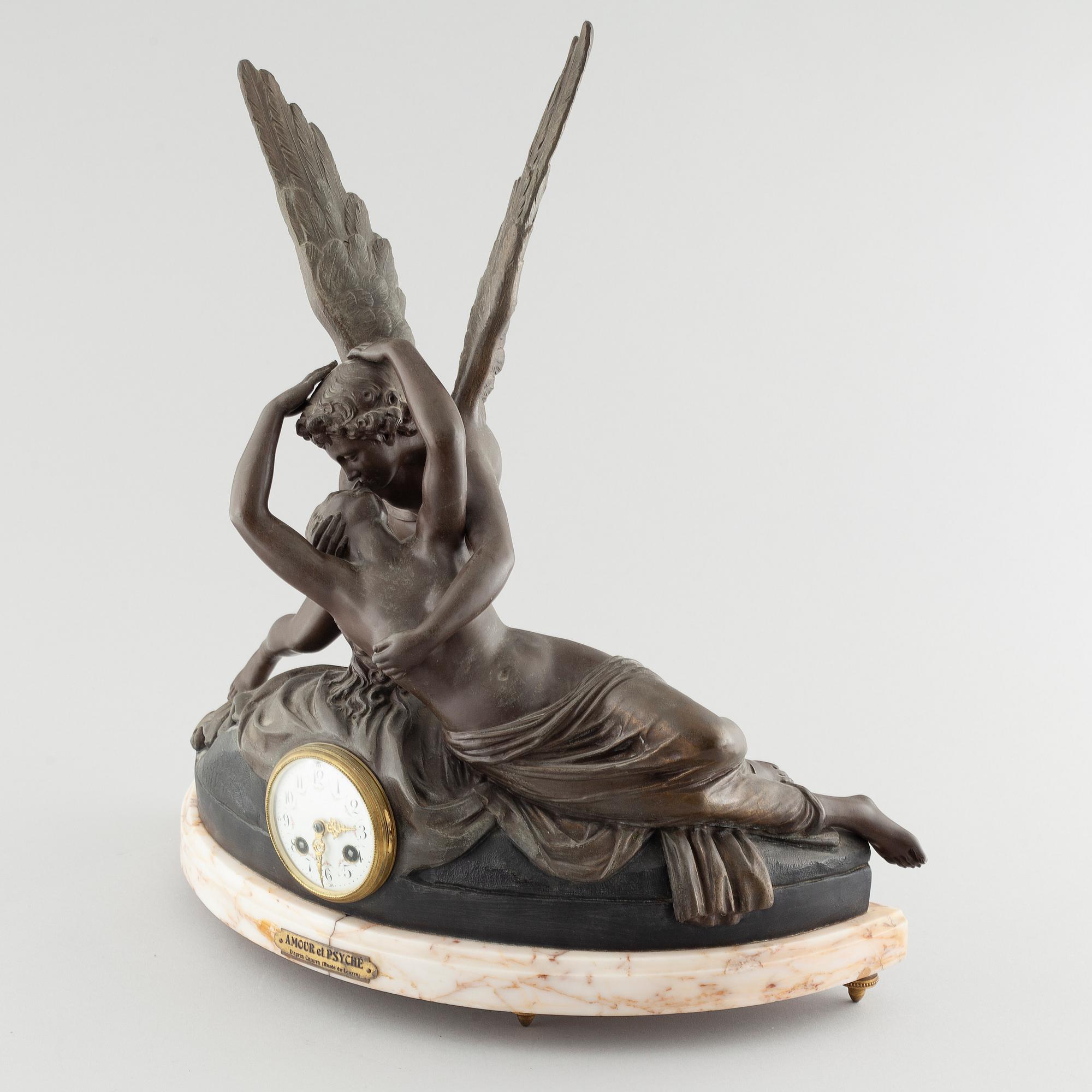 BORDSPENDYL, Frankrike, tidigt 1900-tal, märkt Fabrication Francaise.