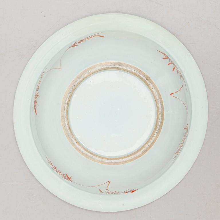 SKÅL, porslin, Kanton, Kina, 1800-talets andra hälft.