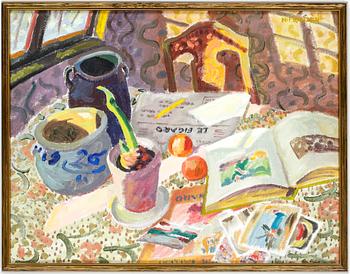 NISSE FRANZÉN, olja på duk, signerad.