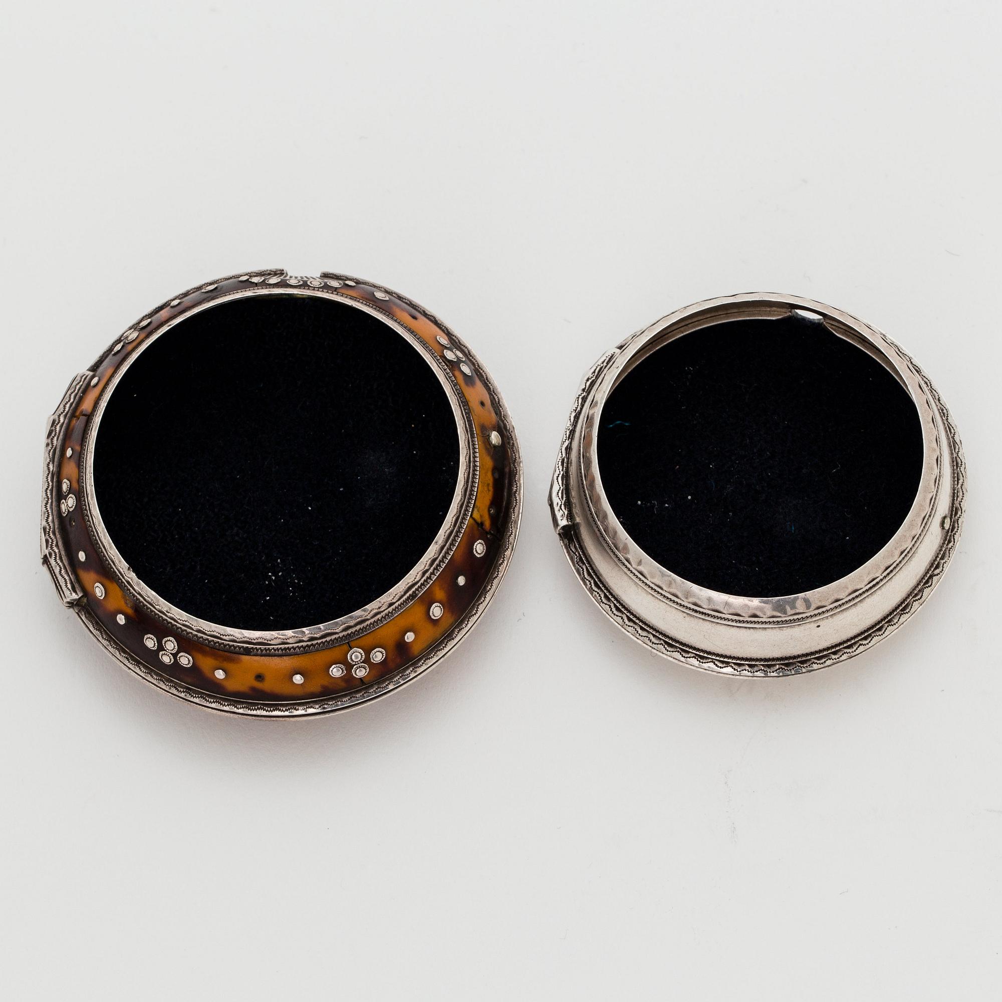 Edward Prior, fickur för den turkiska marknaden, silver,  London 1824.