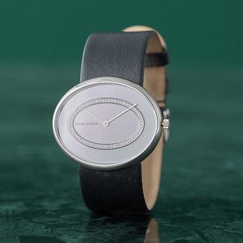 GEORG JENSEN, Vivianna Oval Large, wristwatch, 40,9 x 35 mm.