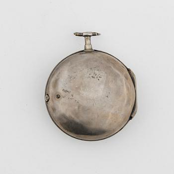 HERRFICKUR, silver, Jacob Kock, verksam 1762-1803 i Stockholm. Vikt ca 111 gram.