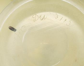 VAS, glas, "hat brim", Ingeborg Lundin, Orrefors.