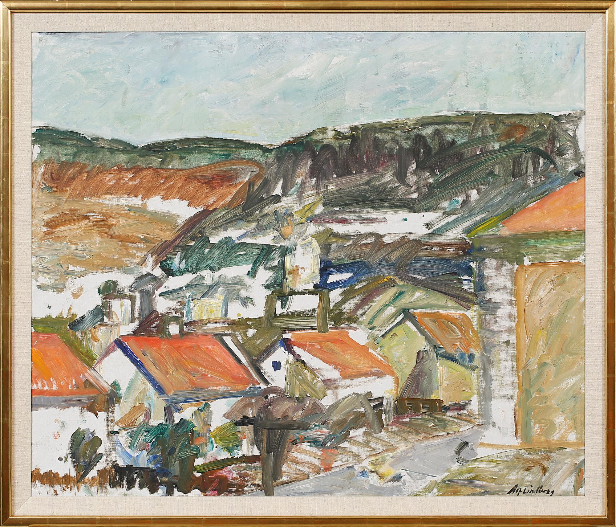 ALF LINDBERG, olja på duk, signerad.