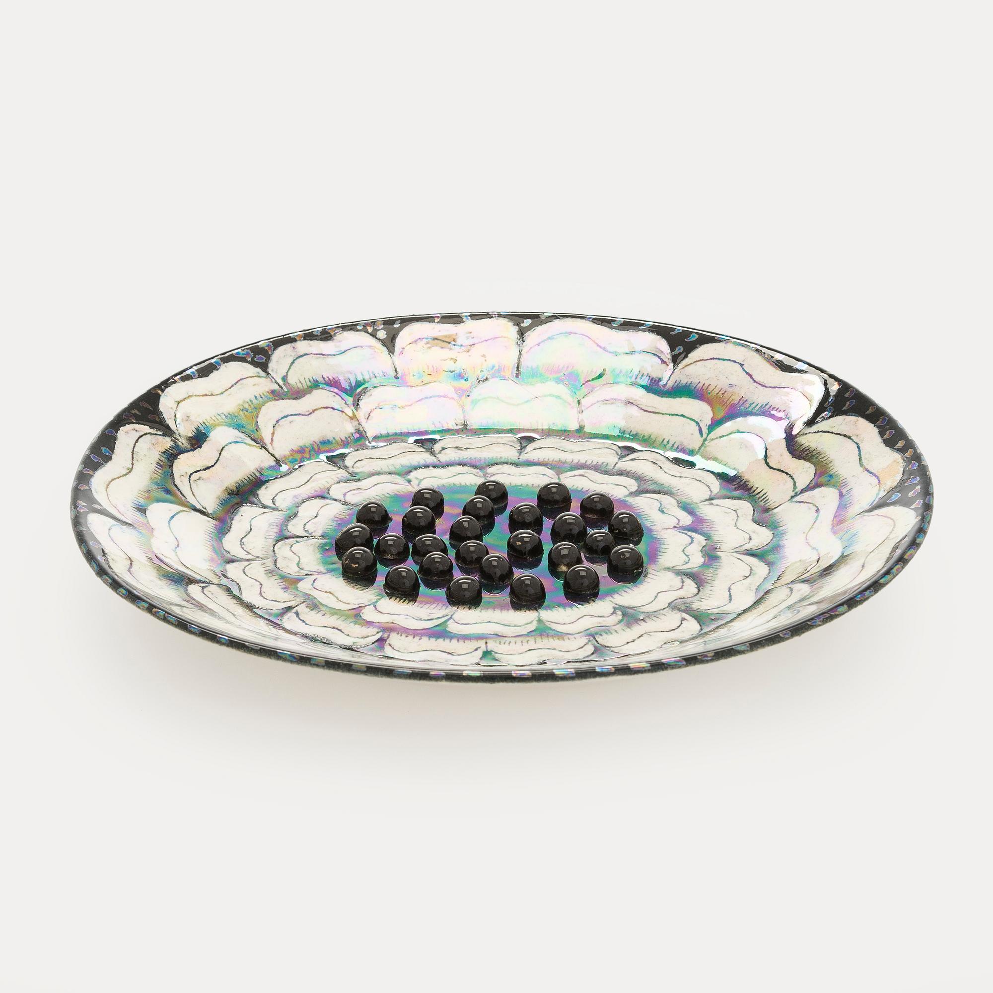 Birger Kaipiainen, dekorationstallrik, keramik, signerad Kaipiainen Arabia.