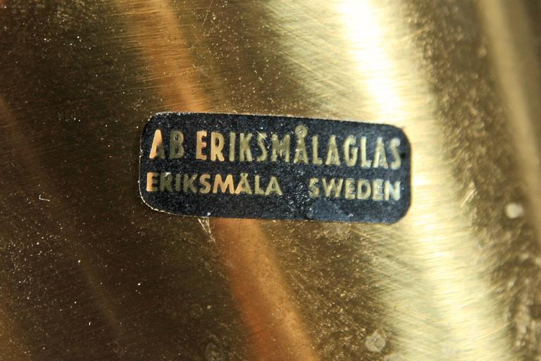 TAKKRONA, Eriksmåla glas, Eriksmåla, 1900-tal, h 50 samt diam ca 50.