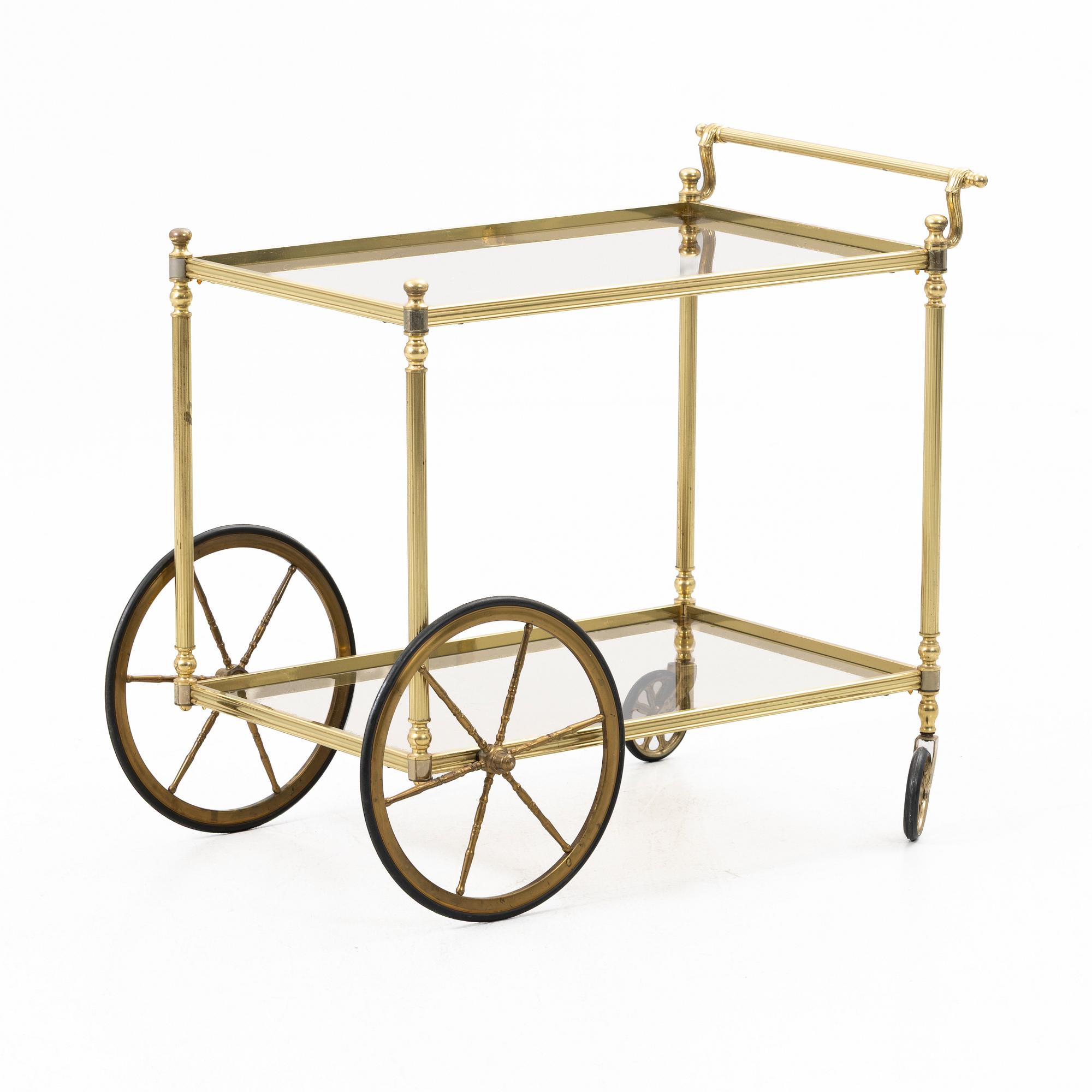 Serving trolley, 20th century.