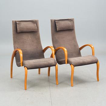 FÅTÖLJER, ett par, "Harlekiini", Asko.