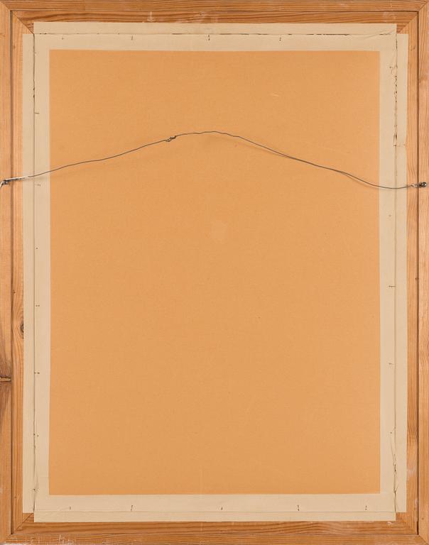 Helmi Kuusi, öljy levylle, signeerattu ja päivätty 1962.