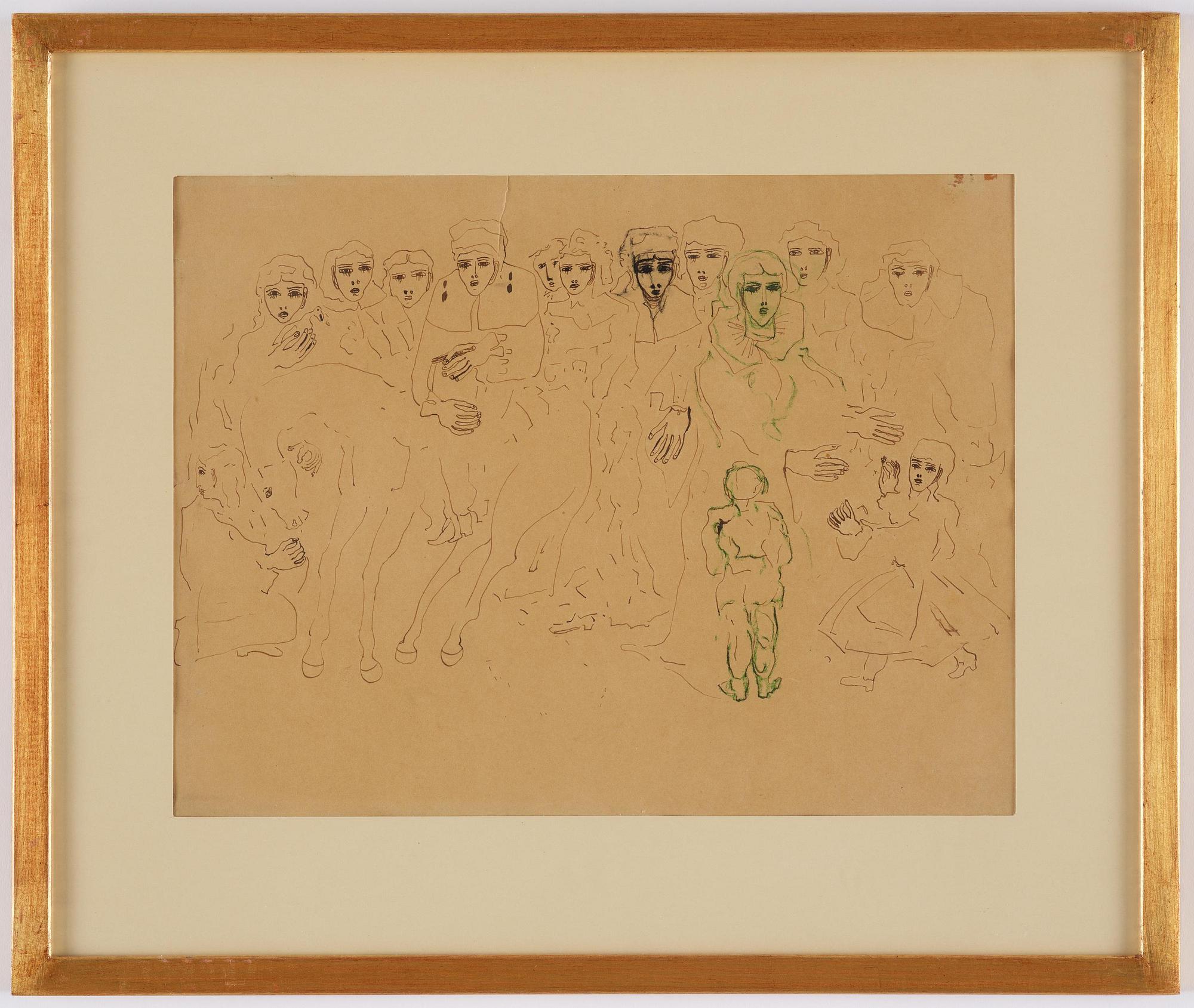 Carl Fredrik Hill, Figures and horse.