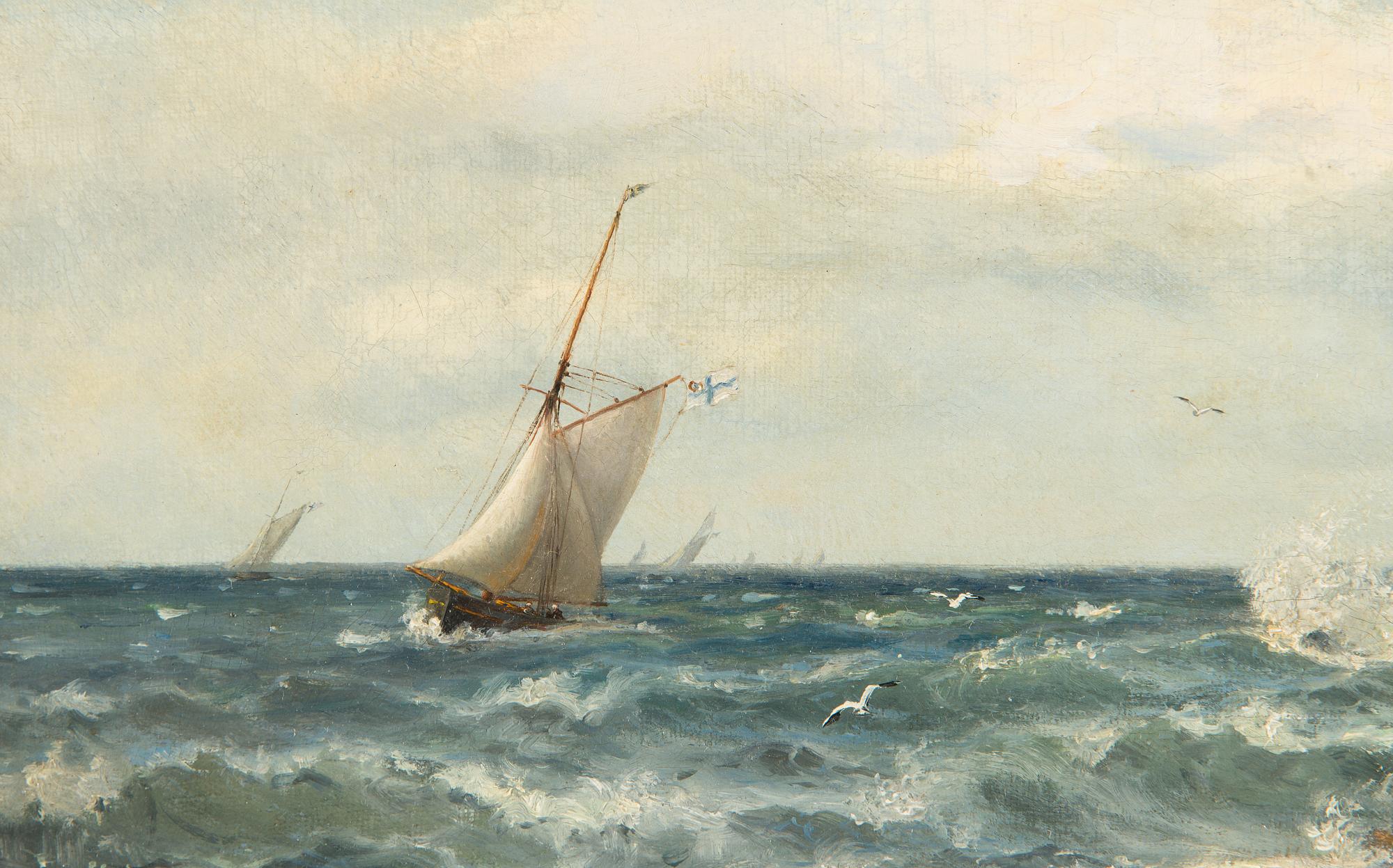 Oscar Kleineh, Sails on the sea.