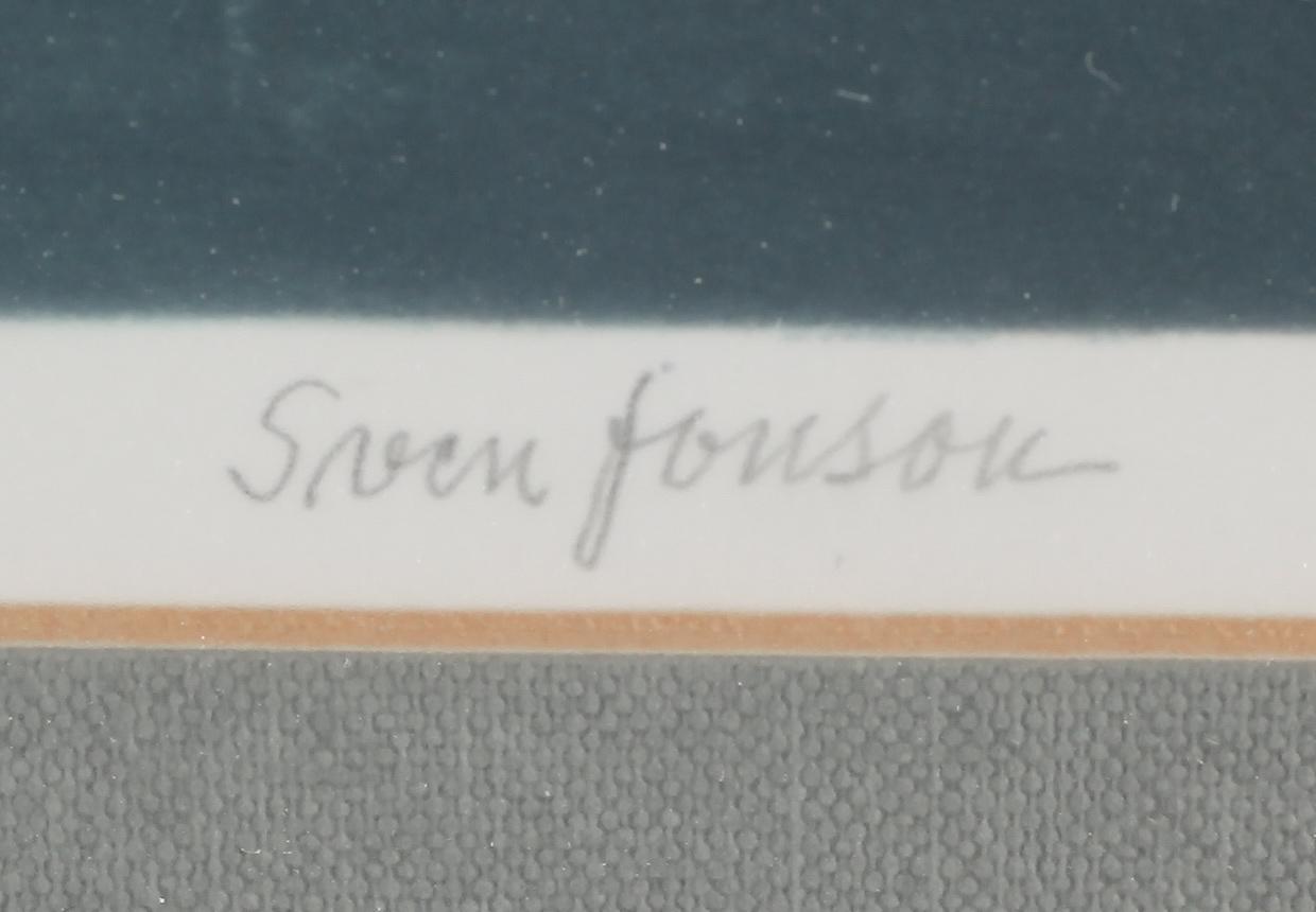 SVEN JONSON, färglitografi, signerad och numrerad 100/330.